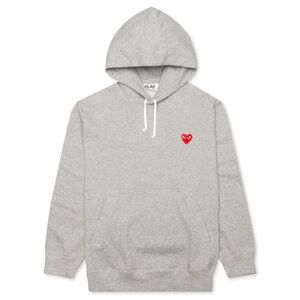Comme des Garçons PLAY red heart hoodie